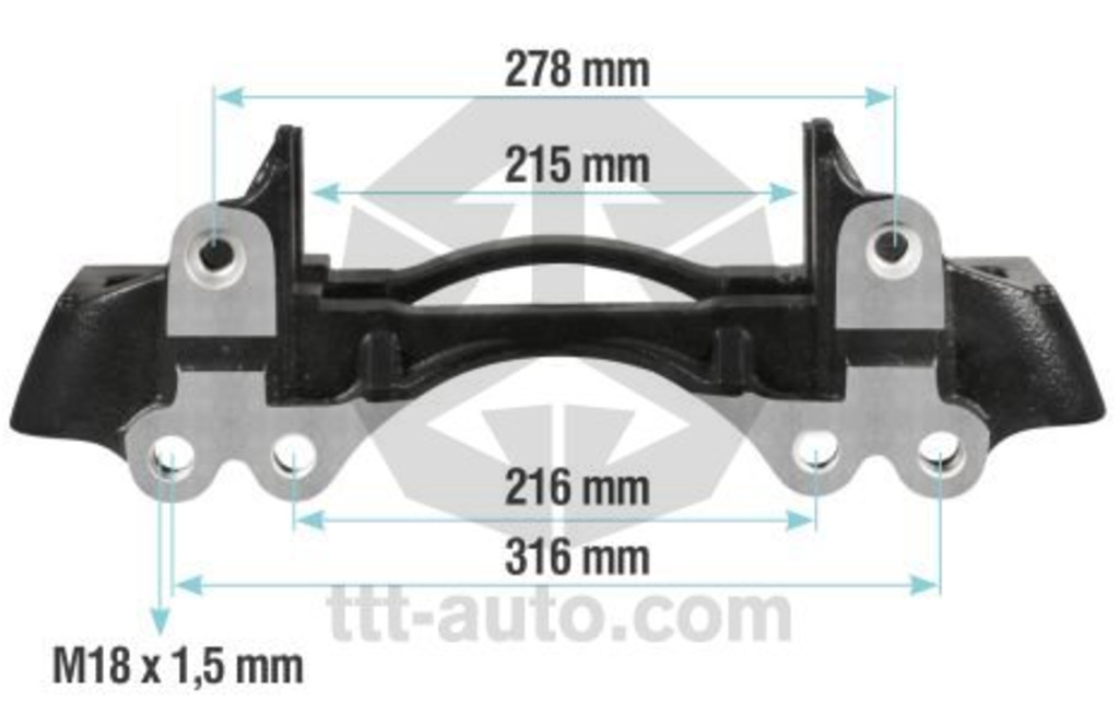 держатель скобы суппорта \KNORR ST7 SAF Caliper Carrier_22.5 '