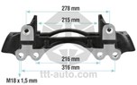 держатель скобы суппорта \KNORR ST7 SAF Caliper Carrier_22.5 '