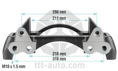 скоба дискового тормоза 19.5 \BPW.MB